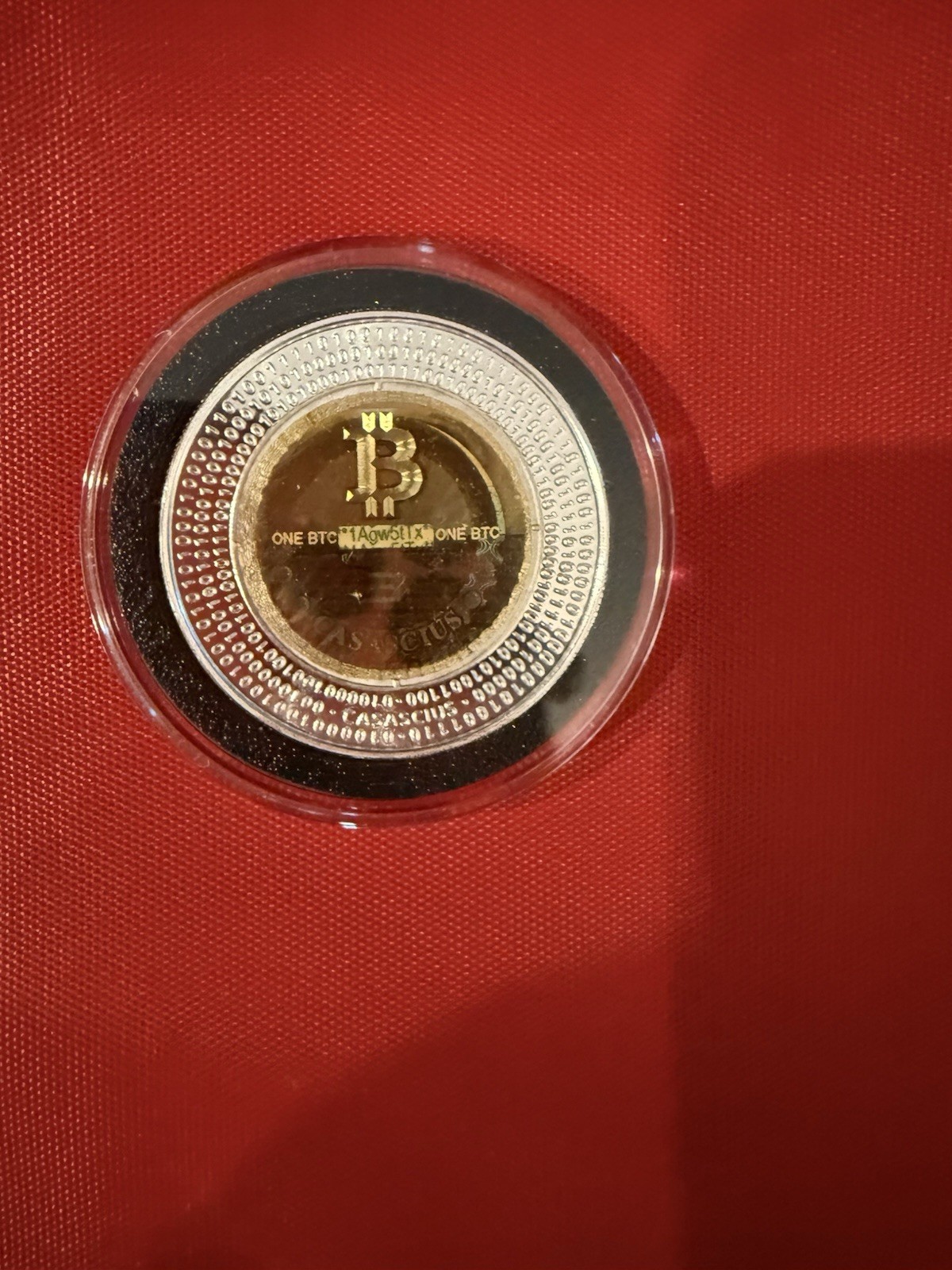 2013 1BTC. Casascius Silver and funded , excellent, 1 out of 1300 ever made. 2013 1BTC. Casascius Silver and funded , excellent, 1 out of 1300 ever made.