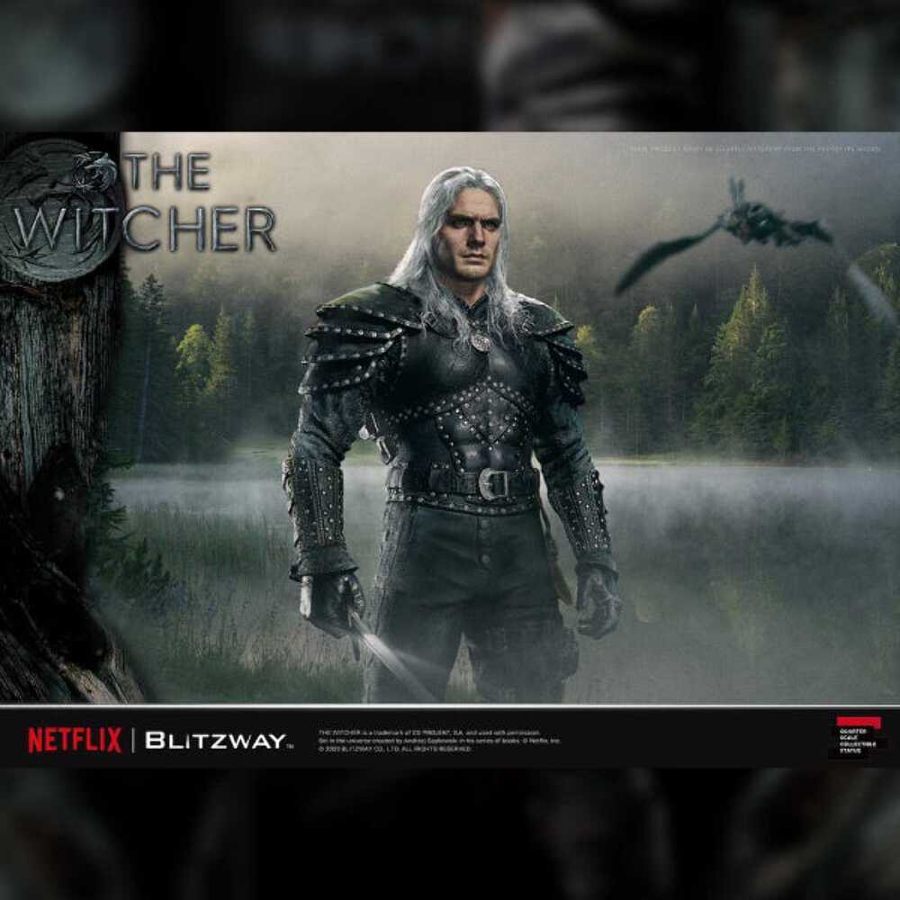 BLITZWAY The Witcher Geralt of Rivia ¼ Superb Scale Statue Figure Henry Cavill BLITZWAY The Witcher Geralt of Rivia ¼ Superb Scale Statue Figure Henry Cavill