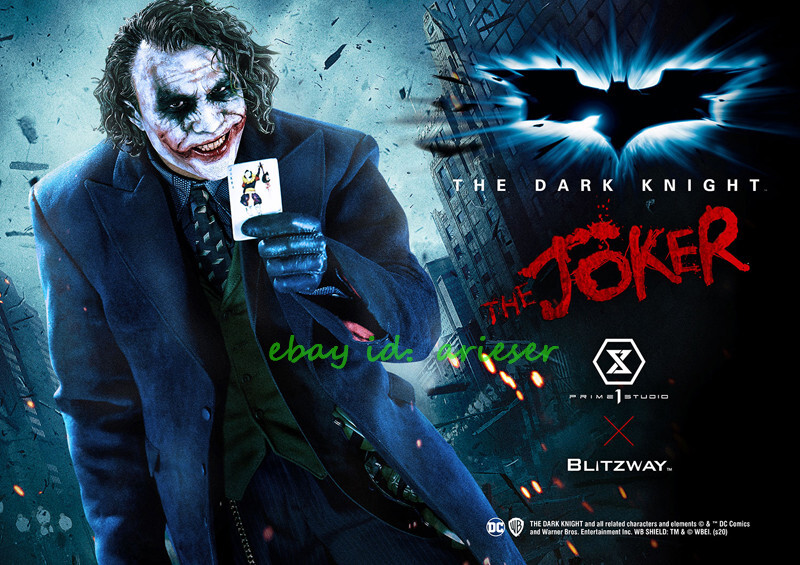 Blitzway The Joker The Dark Knight Mmtdk-01 1/3 Statue Figure In Stock New Blitzway The Joker The Dark Knight Mmtdk-01 1/3 Statue Figure In Stock New