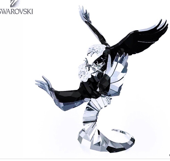 Swarovski Crystal Limited Edition 2015 Pair Of Bald Eagles. Very Rare. #5063130