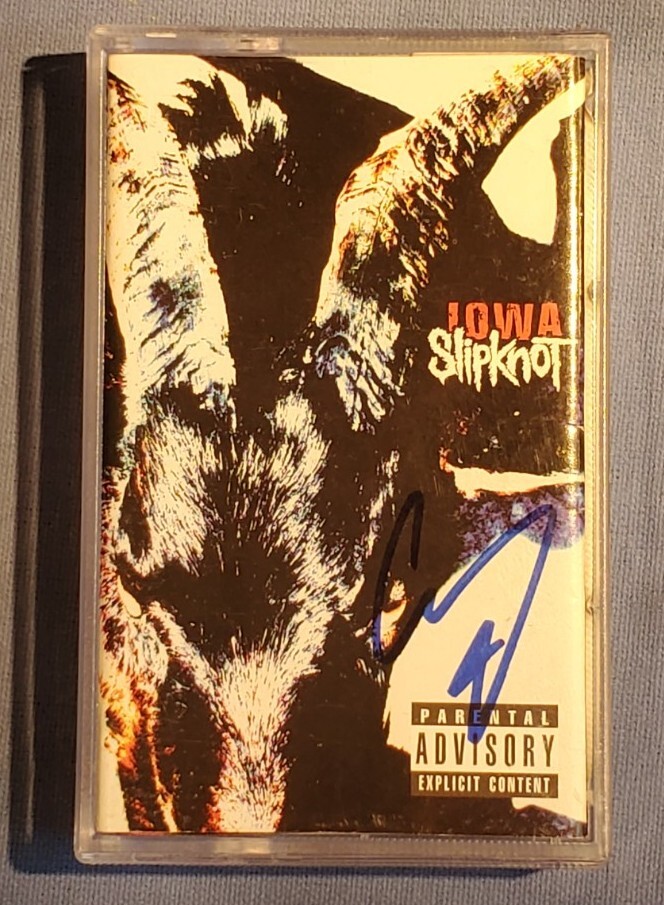 Corey Taylor SLIPKNOT IOWA Cassette Tape Signed JSA AUTHENTIC Corey Taylor SLIPKNOT IOWA Cassette Tape Signed JSA AUTHENTIC