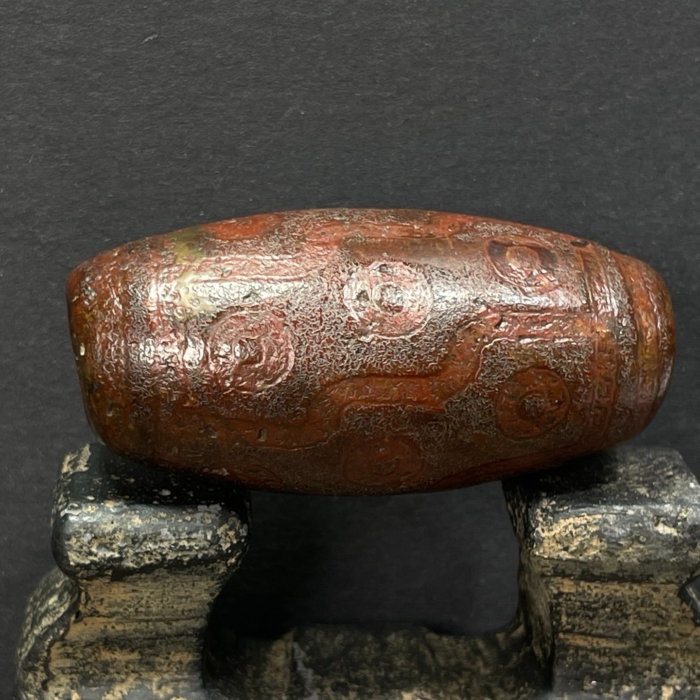 Tibetan Nepalese Himalayan Bead Ancient agate Old Dzi Talisman 15eye Bead Amulet Tibetan Nepalese Himalayan Bead Ancient agate Old Dzi Talisman 15eye Bead Amulet