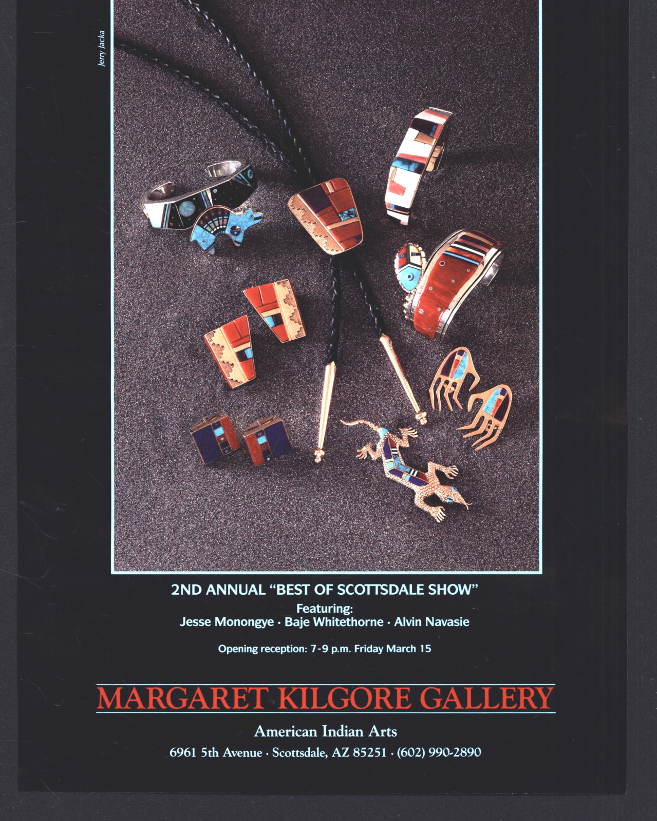 1991 MARGARET KILGORE GALLERY JESSE MONONGYE BAJE WHITETHORNE ALVINIE NAVAS AD 1991 MARGARET KILGORE GALLERY JESSE MONONGYE BAJE WHITETHORNE ALVINIE NAVAS AD