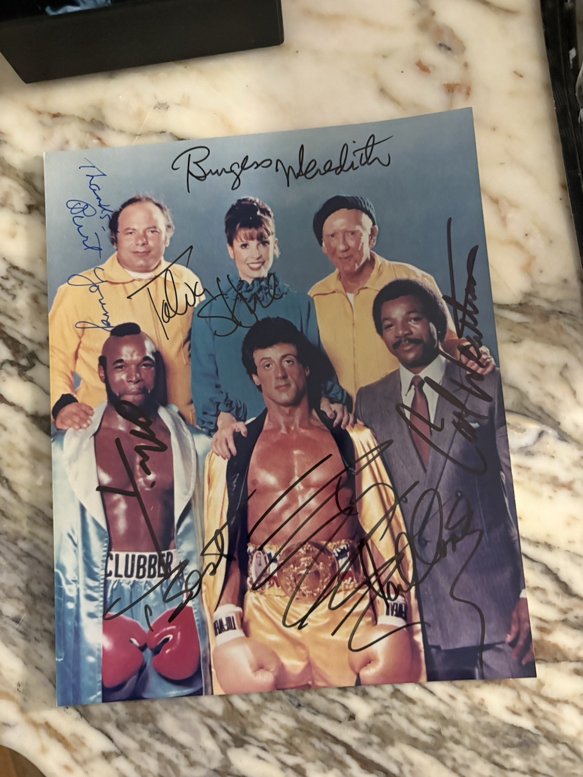 Rocky Cast Signed 8x10 Absolutely One Of The Kind Gorgeous Autographs Rocky Cast Signed 8x10 Absolutely One Of The Kind Gorgeous Autographs