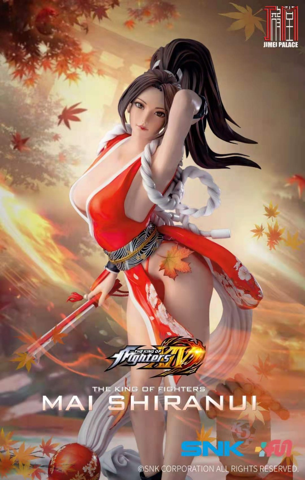 Jimei PalaceWork King Of Fighters Mai Shiranui Life-Size 1/1 Statue