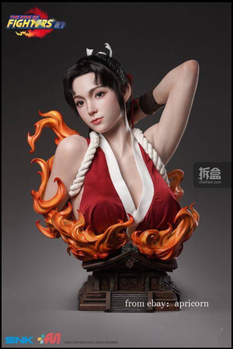Queen Studio Mai Shiranui Bust Statue Figure Resin Model Collectible Limited Queen Studio Mai Shiranui Bust Statue Figure Resin Model Collectible Limited