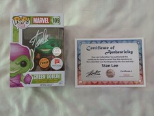 đŸ”¥Rare Green Goblin Chase Funko Pop signed by Stan Lee Certified/Authenticated picture