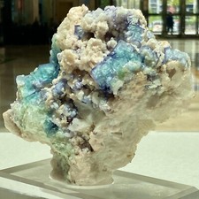 3.38LB Beautiful blue and white porcelain Fluorite Crystal Mineral/Yaogangxian picture