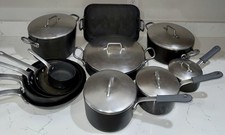 Vtg Magnalite GHC Hard Anodized Aluminum 18 Piece Set picture
