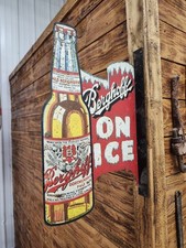 Rare BERGHOFF Pre Prohibition 1920s Adv. Die-cut Flange Sign FORT WAYNE INDIANA picture