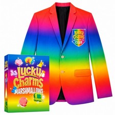 ULTRA RARE Lucky Charms Marshmallows Only Blazer & Cereal Box 1 Of 1 Winner picture