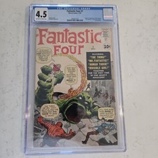 FANTASTIC FOUR #1 CGC 4.5 FIRST APPEARANCE Fantastic Four & Origin picture