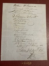 Autographs of Key People In 1850-1875 Sam Houston Signature & Rubric Very Rare picture