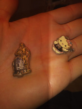 Hello Kitty And Star Wars Small Keychain R2-D2 Novelty Items picture