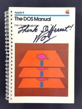 Steve Wozniak Woz Signed Autograph Replica Apple DOS Manuel Think Different PSA picture