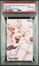 2010 GETCHU.COM PHONE CARD PRE-ORDER BONUS VESTIGE PSA 10 picture