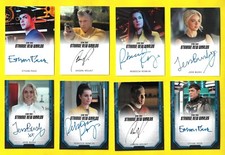 Star Trek Strange New Worlds Season 2 Autograph Full Bleed Bordered 60 Card Set picture