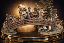 NIB Lladro Retired Porcelain Figure ORIENTAL GARDEN 01001775 Limited Ed (750) picture