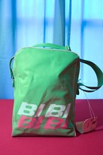 Braniff International Airlines Green Carry on Bag Tote Vintage 1960’s Made In US picture