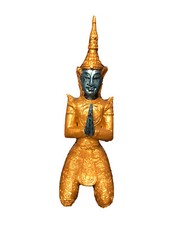 ￼A 2ft Lucky Buddhist Angel kneeling statue, The statue enhances Your Life picture