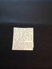 K3-8 Ephemera 1966 Small Article Alan Fielding Record Release How Many Nights picture