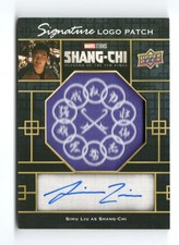 Shang-Chi Logo Patch Signature Auto Autograph SCAP-SI Simu Liu Shang-Chi #37/ 49 picture