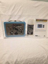 Prototype Vintage 1962 Bullwinkle & Rocky Collectible Metal Lunchbox & Thermos picture