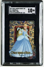 Cinderella 2023 Topps Chrome Disney 100 Once Upon A Time Black Kaleidoscope /10 picture