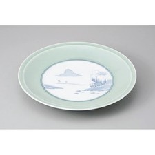 10-piece Set Arita-yaki Serving Plate Arita-yaki Celadon Uchizansui From Japan picture