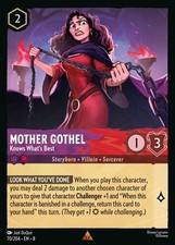 Mother Gothel, Knows What's Best - Reign of Jafar - Lorcana TCG picture