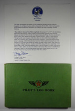Buzz Aldrin’s 1953 Korean War Pilot’s Log Book - Details Shooting Down Enemy MiG picture