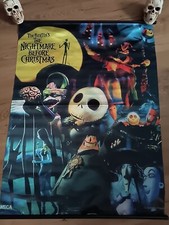 NIGHTMARE Before Christmas Wall Art TAPESTRY 1992 NECA MONDO POSTER picture