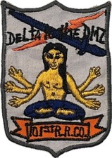 WARTIME US ARMY 101ST AIRBORNE, RADIO RESEARCH CO DELTA TO THE DMZ PATCH (1114) picture