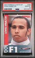 2007 FORMULE & MOTO GP #266 LEWIS HAMILTON ROOKIE RC PSA 10 picture