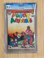 Funny Aminals #1 1972 CGC 8.5 Maus First App Art Spiegelman Graham Nash Collec. picture
