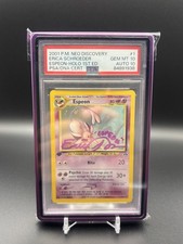 2001 POKEMON NEO DISCOVERY 1st Edition #1 ESPEON HOLO PSA 10 picture