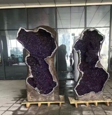 8818LB Top natural Museum level Amethyst Crystal Church Cathedral geode Mineral picture