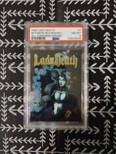 Lady Death Series 1 Krome 1994 Autograph Card #1 by Steven Hughes Pack-Pulled picture