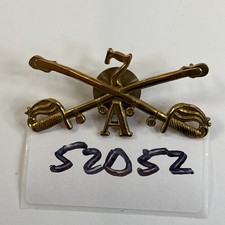 Vintage Crossing Swords 7th Inf Insignia Cavalry civil indian war ww2 ww1 52D52 picture