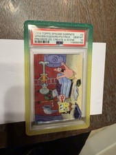 2009 Topps SpongeBob SquarePants Create A Scene #2 PSA 10 GEM MINT - Vintage picture