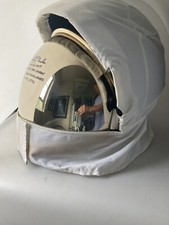 Charlie Duke signed A7L full-scale replica EVA Helmet and Visor, cS Member picture
