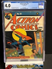 Action Comics #23 CGC 4.0 1940 - 1st App of Lex Luther picture
