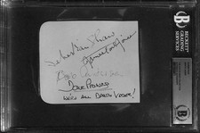 Darth Vader Actors Signed by 4 Sebastian Shaw One of a Kind Album Page BECKETT  picture