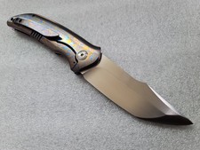 Lee Williams/John Barker Knives Kickstop Black Shuck, Full Mokuti Frame, Zirc picture