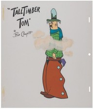 RARE  Bob Clampett’s A Tall Timber Tom Hand-Painted Cel. COA. picture