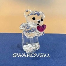 Swarovski Kris Bear Discontinued Works Throwing Kiss Heart picture