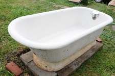 Vintage Tub Cast Iron Pedestal Tub Antique Bathtub similar to Clawfoot Tub BATH picture