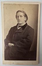Oscar Wilde In A Serious Pose - L. Delaporte - Paris CDV Photo picture