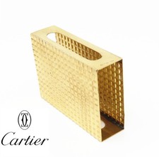 NYJEWEL Cartier Vintage 14k Gold Large Matchbox Case Holder picture