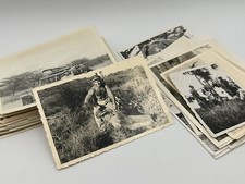 Large Lot African Safari Vacation B&W Photography Ethiopia Hunting 1950s? picture
